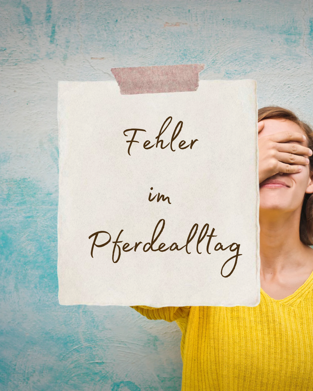 Fehler gehören zum Pferdealltag dazu Januar 2016