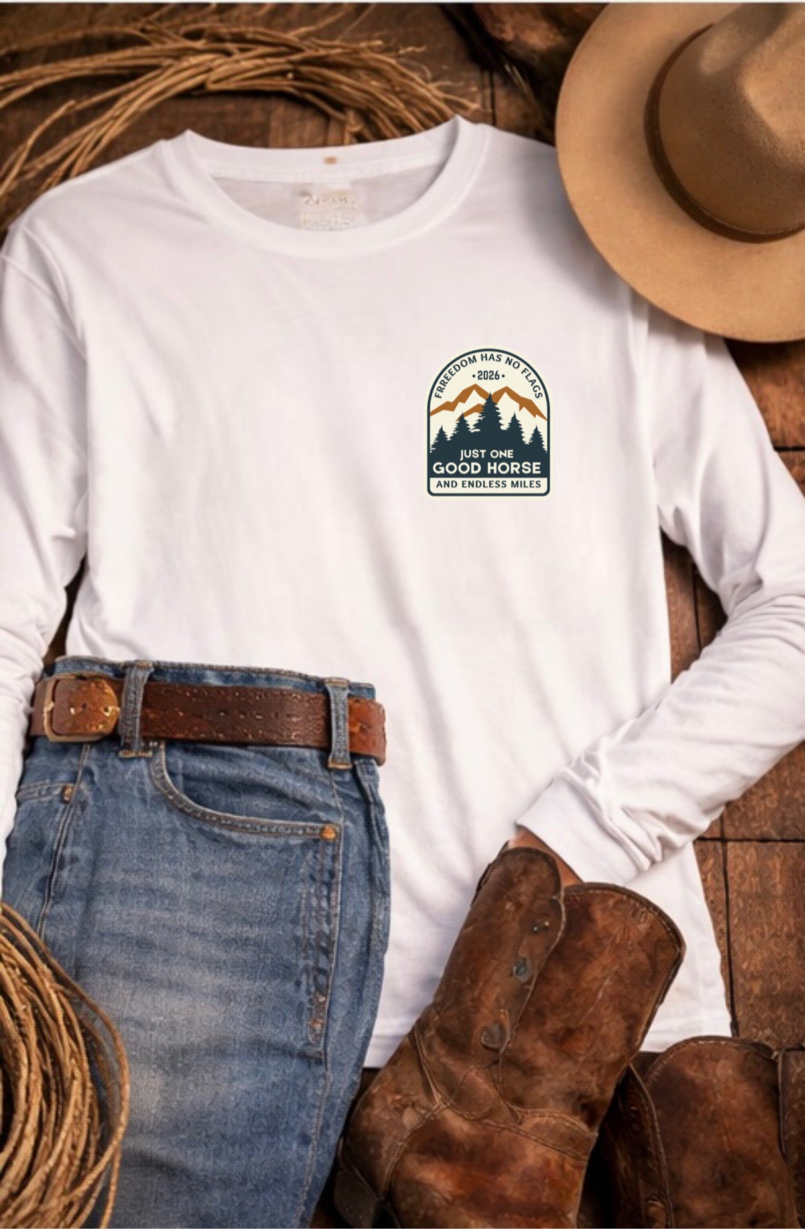 Unisex Longsleeve T-shirt - "Freedom"