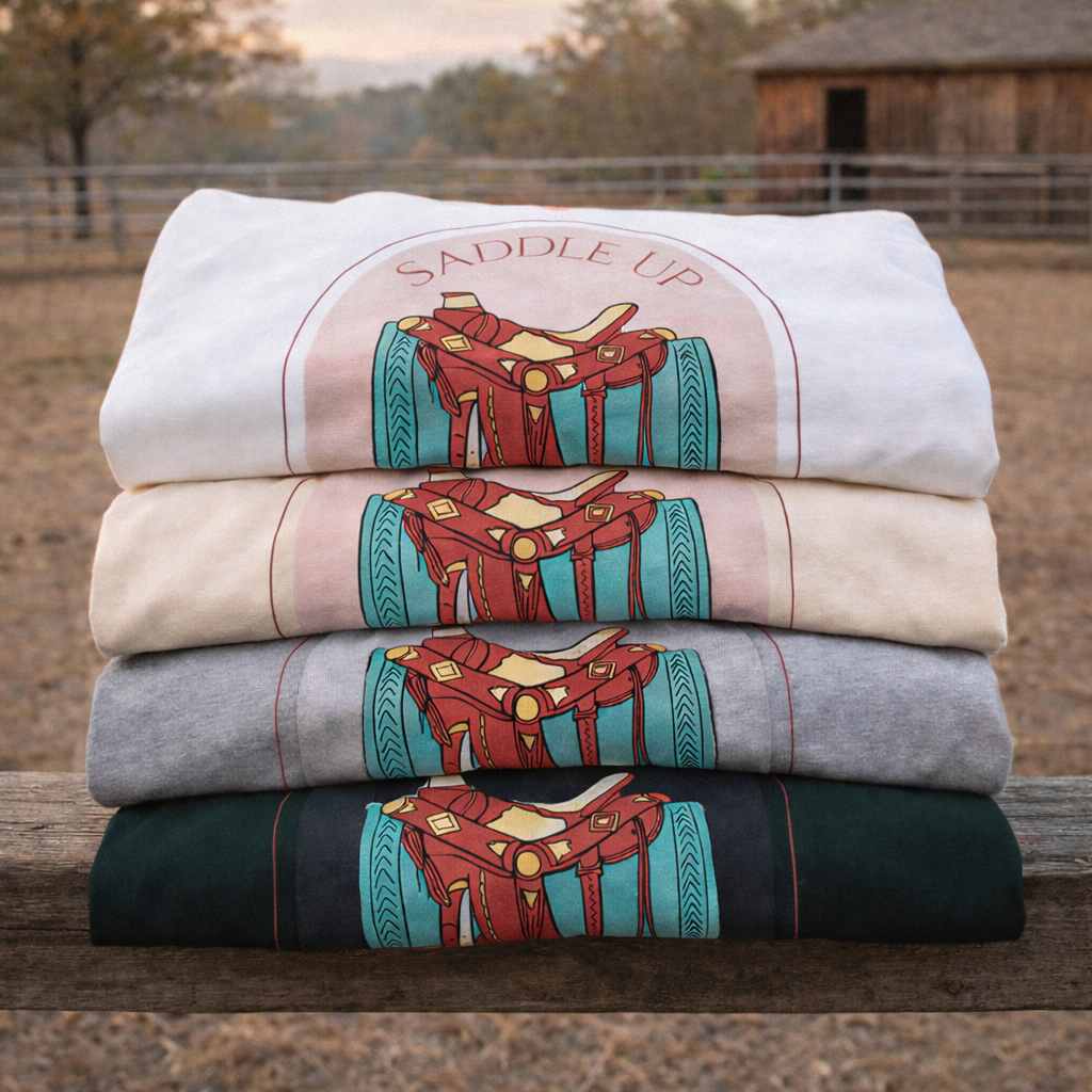 Unisex T-Shirt - "Saddle Up against Antiracism"